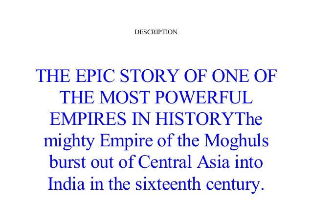 Empire Of The Moghul Raiders From The North Pdf